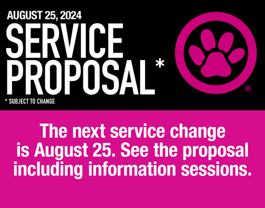 Black and pink service change image